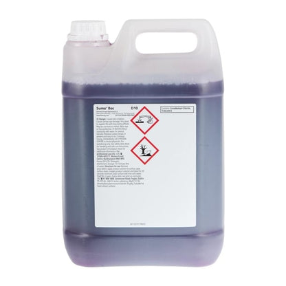 Suma Bac D10 Cleaner and Sanitiser Concentrate 5Ltr (2 Pack) cd517