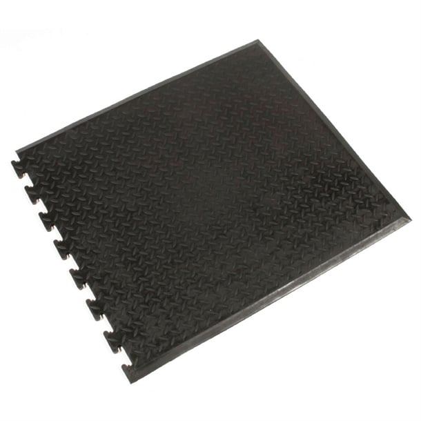 COBA Comfort Rubber Workplace Mat Interlocking End Piece cd541