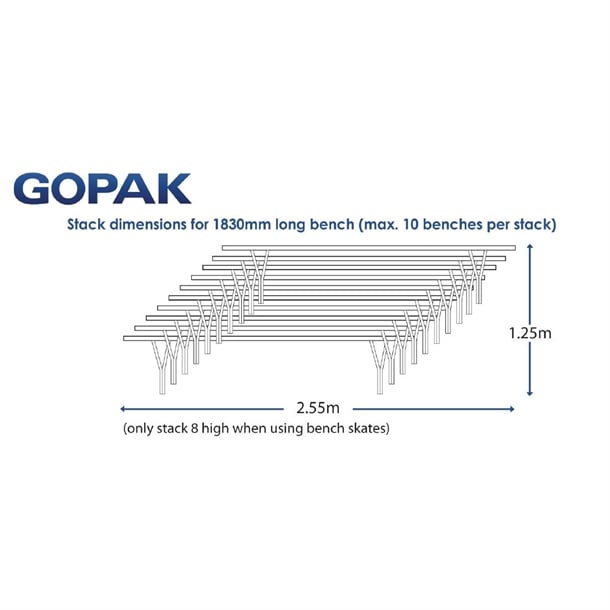Gopak Contour Stacking Bench Blue p_dm947