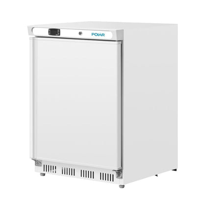 Polar C-Series Undercounter Freezer White 140Ltr cd611