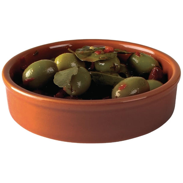 Olympia Tapas Rustic Mediterranean Large Dishes 134mm (6 Pack) cd741