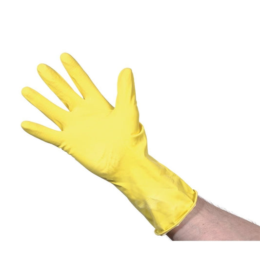 Jantex Latex Household Glove Yellow p_cd793