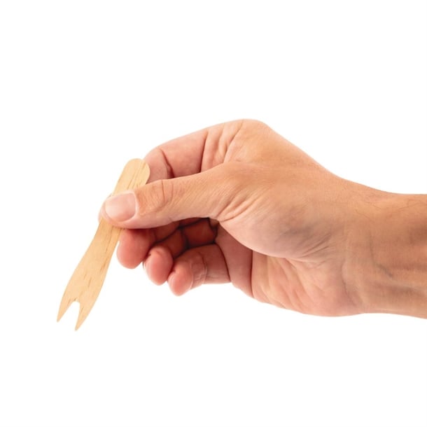 Fiesta Compostable Wooden Chip Forks (1000 Pack) cd901