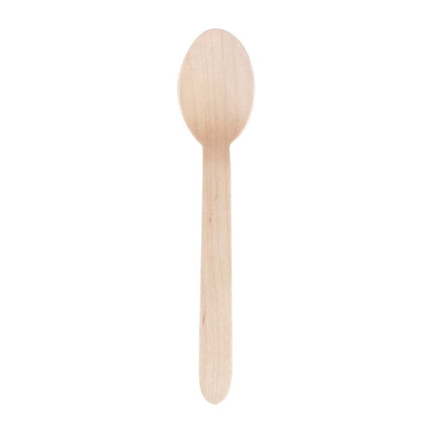 Fiesta Compostable Wooden Dessert Spoons (100 Pack) cd904