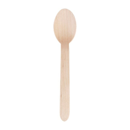 Fiesta Compostable Wooden Dessert Spoons (100 Pack) cd904