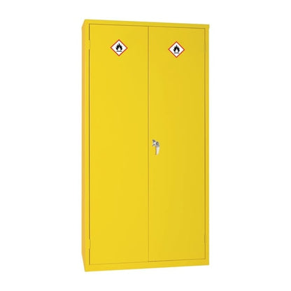 Hazardous Substance Cabinet Double Door Yellow 50Ltr cd996