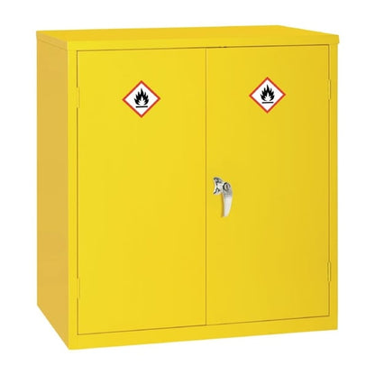 Hazardous Substance Cabinet Double Door Yellow 30Ltr cd997
