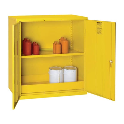 Hazardous Substance Cabinet Double Door Yellow 30Ltr cd997