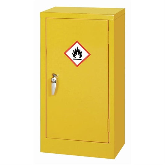 Hazardous Substance Cabinet Single Door Yellow 10Ltr cd998