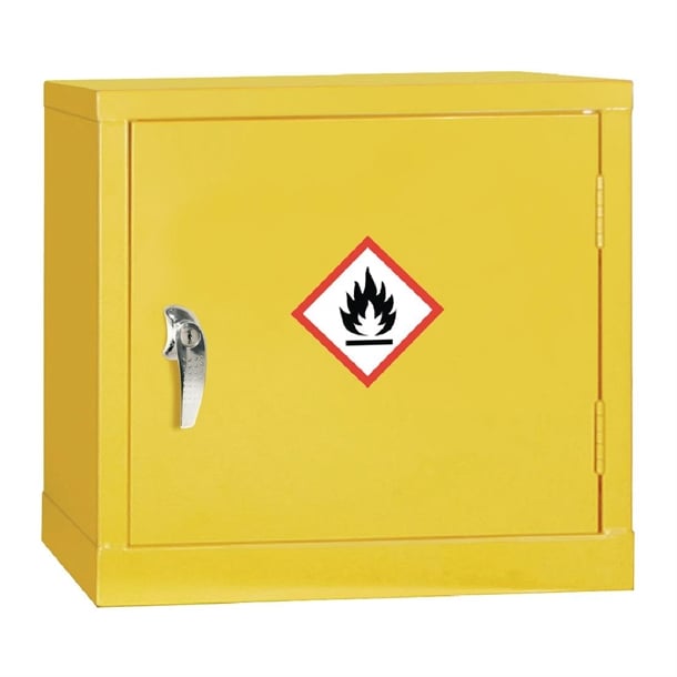 Hazardous Substance Cabinet Single Door Yellow 5Ltr cd999