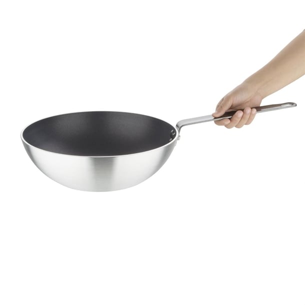 Vogue Non Stick Teflon Platinum Wok 30cm ce165