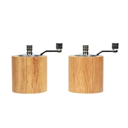 Olympia Light Wood Salt and Pepper Mill Grinder Set ce246