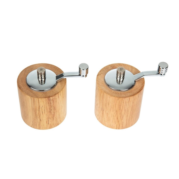 Olympia Light Wood Salt and Pepper Mill Grinder Set ce246