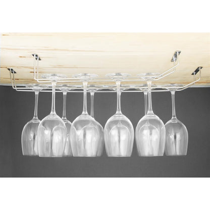 Olympia Wine Glass Rack Chrome 610mm ce308