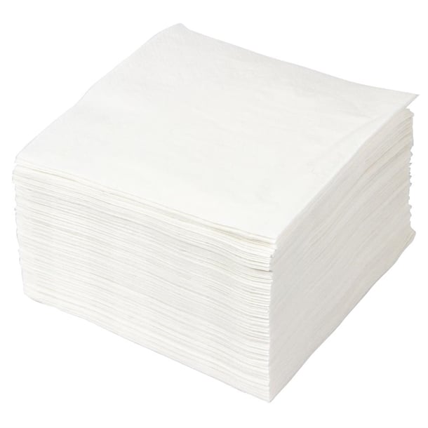 Fasana Cocktail Napkin White 240x240mm 2ply 1/4 Fold (1500 Pack) ck881
