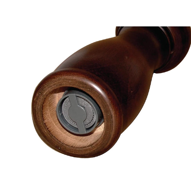 Olympia Dark Wood Salt and Pepper Mill 6in ce333