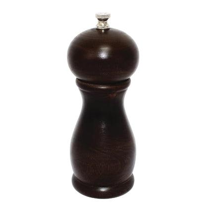 Olympia Dark Wood Salt and Pepper Mill 6in ce333
