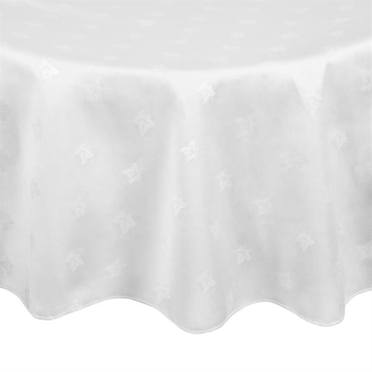 Mitre Luxury Luxor Round Tablecloth White p_hb558