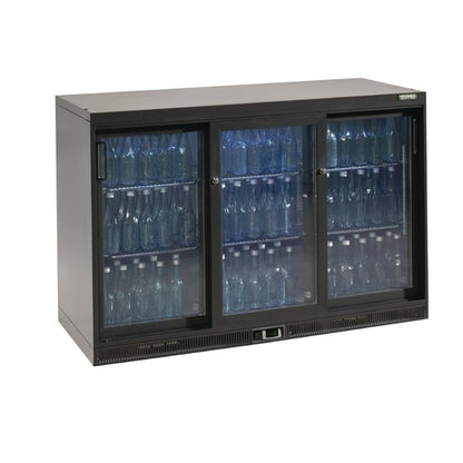 Gamko Bottle Cooler - Triple Sliding Door 315Ltr ce557