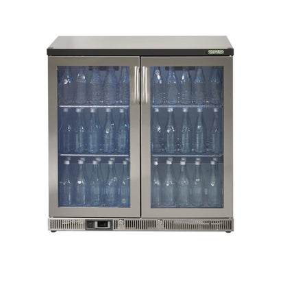 Gamko Bottle Cooler - Double Hinged Door 250Ltr Stainless Steel ce559