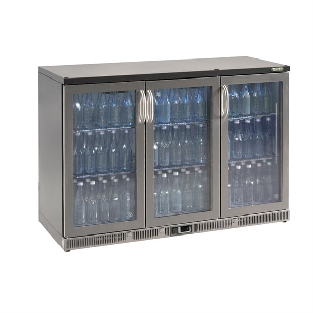 Gamko Bottle Cooler - Triple Hinged Door 315 Ltr Stainless Steel ce561