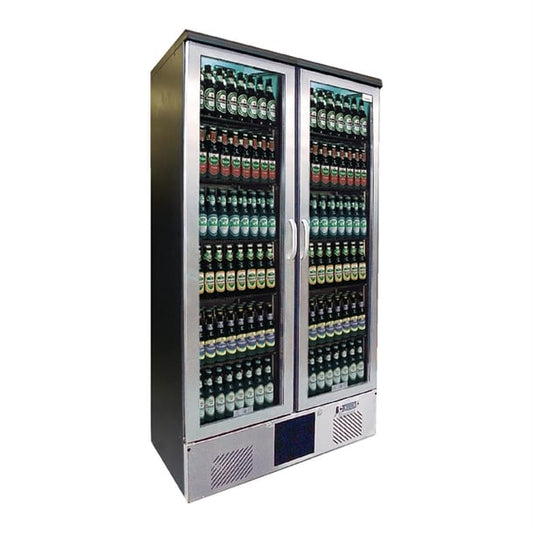 Gamko Maxiglass 2 Glass Door 500Ltr Bottle Cooler Cabinet MG3/500GCS ce566