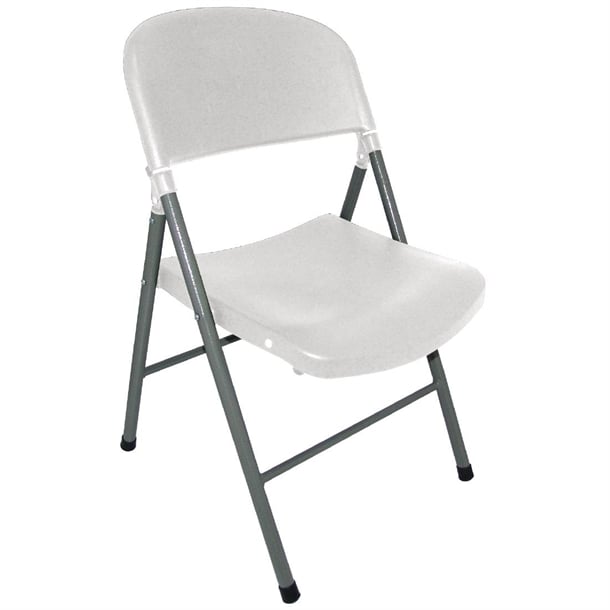 Bolero Foldaway Utility Chairs White (2 Pack) ce692