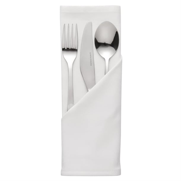 Occasions Polyester Napkins White (10 Pack) hb560