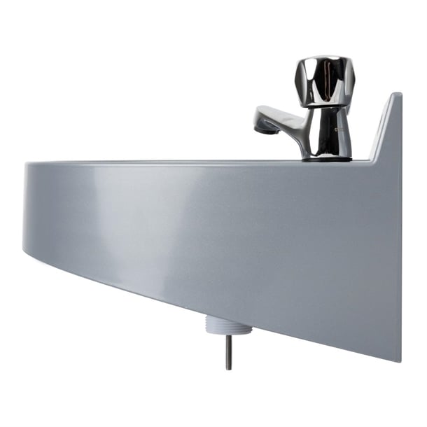 Basix Polycarbonate Hand Wash Basin Grey ce986