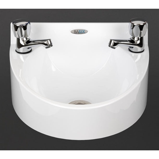 Basix Polycarbonate Wash Hand Basin White ce987