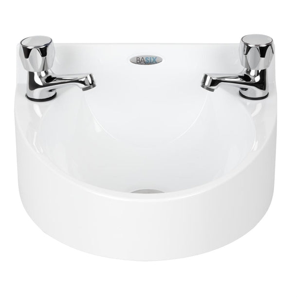 Basix Polycarbonate Wash Hand Basin White ce987