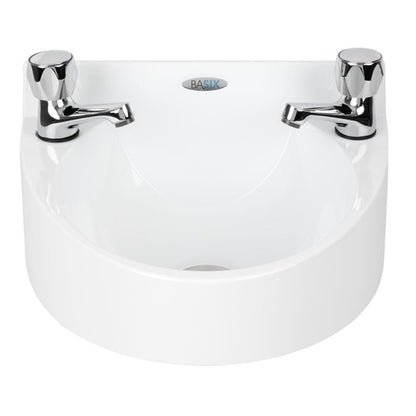 Basix Polycarbonate Wash Hand Basin White ce987