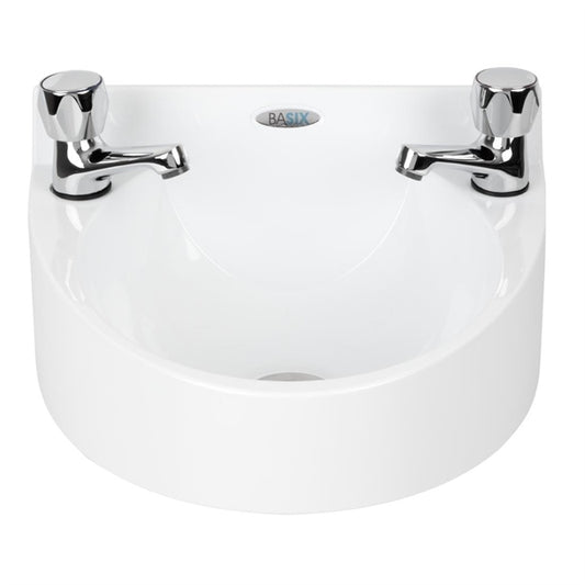 Basix Polycarbonate Wash Hand Basin White ce987