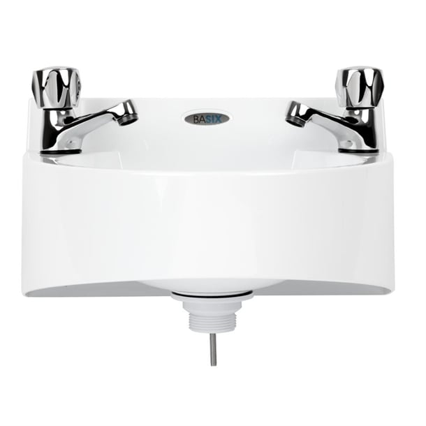 Basix Polycarbonate Wash Hand Basin White ce987