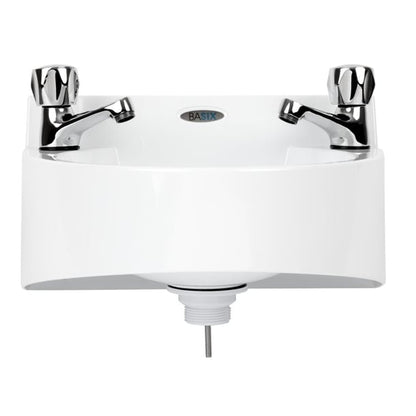 Basix Polycarbonate Wash Hand Basin White ce987
