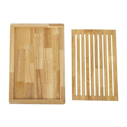APS Thick Slatted Wooden Chopping Board cf029
