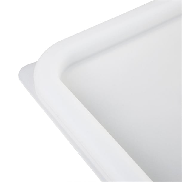 Hygiplas Square Food Storage Container Lid White Large cf051