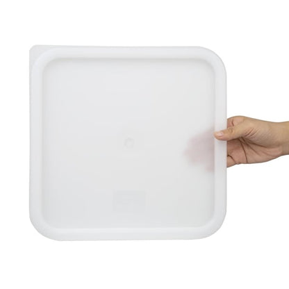 Hygiplas Square Food Storage Container Lid White Large cf051