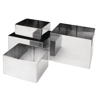 Vogue Square Mousse Rings 60 x 80 x 80mm Extra Deep cf167