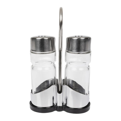 APS Salt and Pepper Cruet Set and Stand cf295