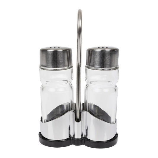 APS Salt and Pepper Cruet Set and Stand cf295