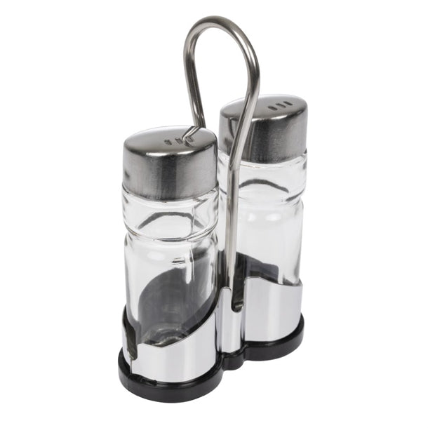 APS Salt and Pepper Cruet Set and Stand cf295