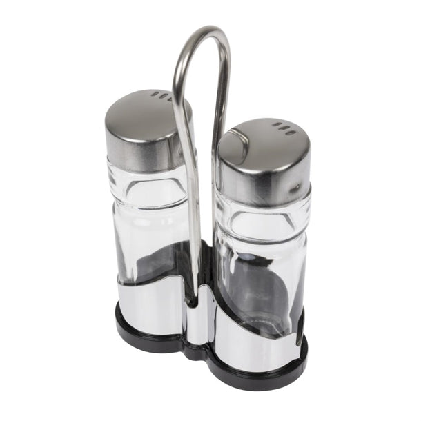 APS Salt and Pepper Cruet Set and Stand cf295