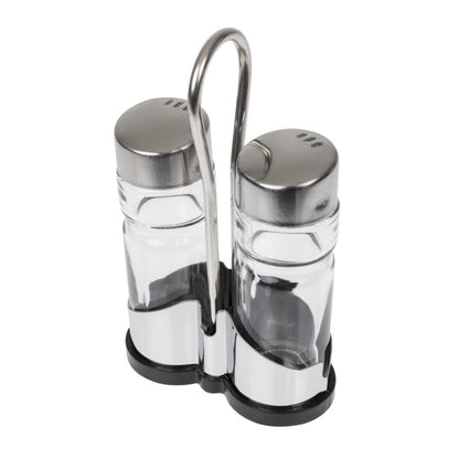 APS Salt and Pepper Cruet Set and Stand cf295