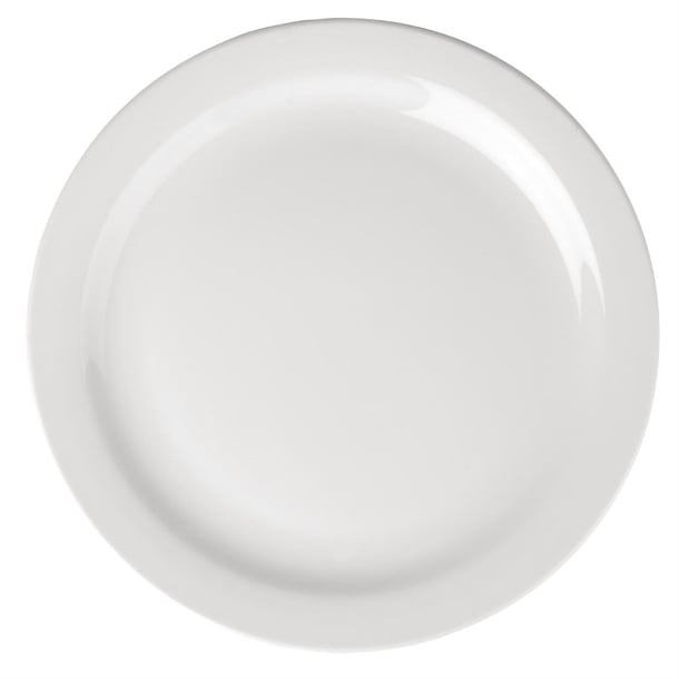 Olympia Athena Narrow Rimmed Plates 226mm (12 Pack) cf363