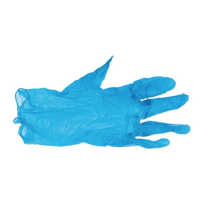 Hygiplas Powder-Free Vinyl Gloves Blue (100 Pack) p_cf403