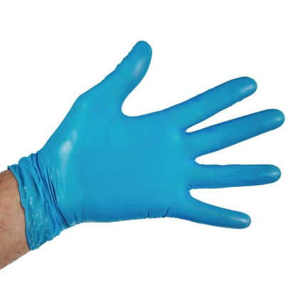 Hygiplas Powder-Free Vinyl Gloves Blue (100 Pack) p_cf403