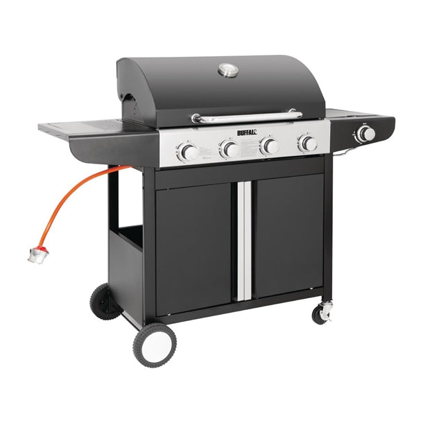Buffalo 4 Burner Gas Barbecue with Hob cf732