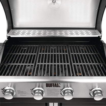 Buffalo 4 Burner Gas Barbecue with Hob cf732
