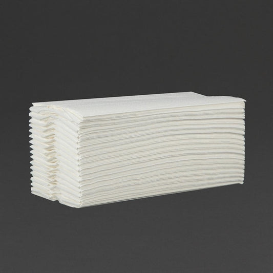 Jantex C Fold Paper Hand Towels White 2-Ply (2295 Sheets) cf796